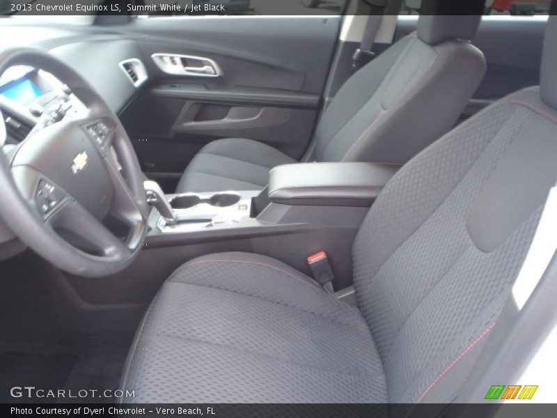Summit White / Jet Black 2013 Chevrolet Equinox LS