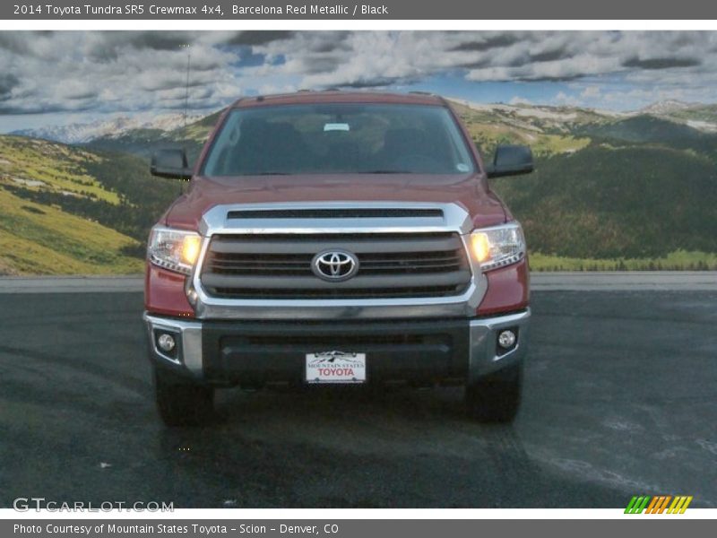 Barcelona Red Metallic / Black 2014 Toyota Tundra SR5 Crewmax 4x4