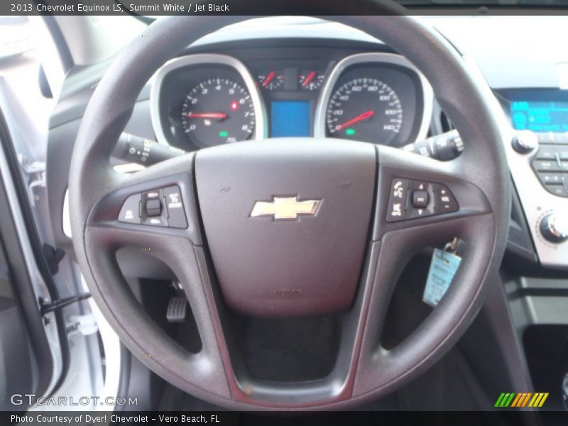 Summit White / Jet Black 2013 Chevrolet Equinox LS
