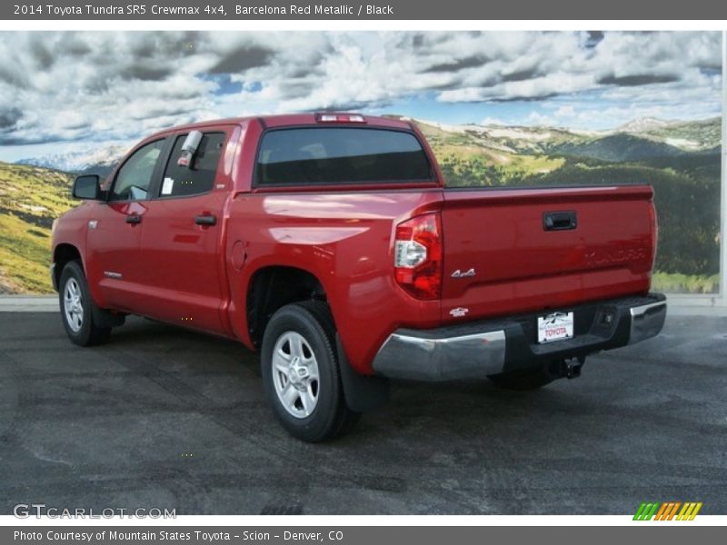 Barcelona Red Metallic / Black 2014 Toyota Tundra SR5 Crewmax 4x4