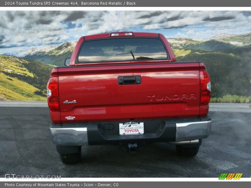 Barcelona Red Metallic / Black 2014 Toyota Tundra SR5 Crewmax 4x4