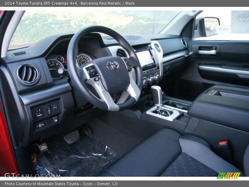 Barcelona Red Metallic / Black 2014 Toyota Tundra SR5 Crewmax 4x4