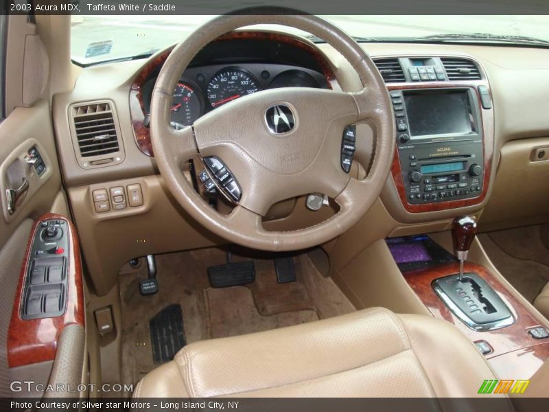 Taffeta White / Saddle 2003 Acura MDX