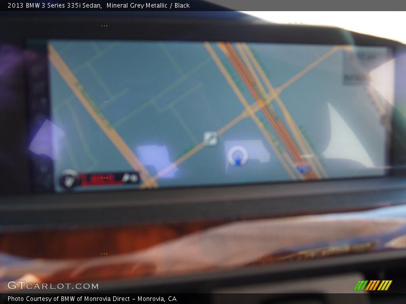 Mineral Grey Metallic / Black 2013 BMW 3 Series 335i Sedan