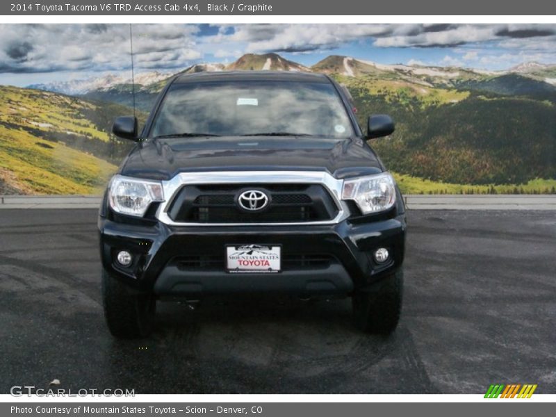 Black / Graphite 2014 Toyota Tacoma V6 TRD Access Cab 4x4