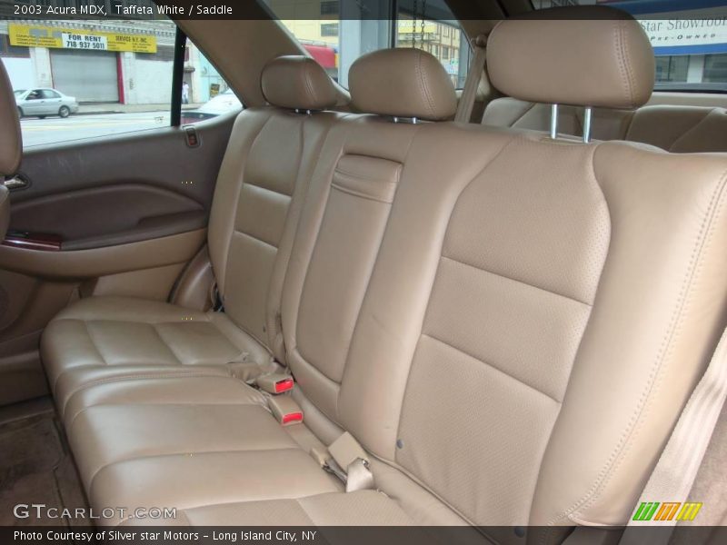 Taffeta White / Saddle 2003 Acura MDX