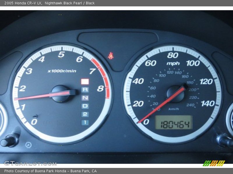 Nighthawk Black Pearl / Black 2005 Honda CR-V LX