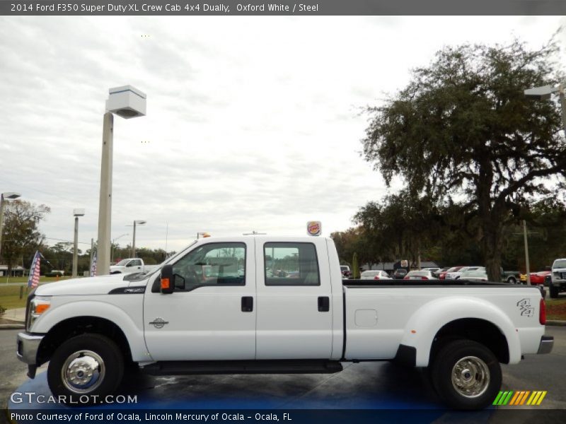 Oxford White / Steel 2014 Ford F350 Super Duty XL Crew Cab 4x4 Dually
