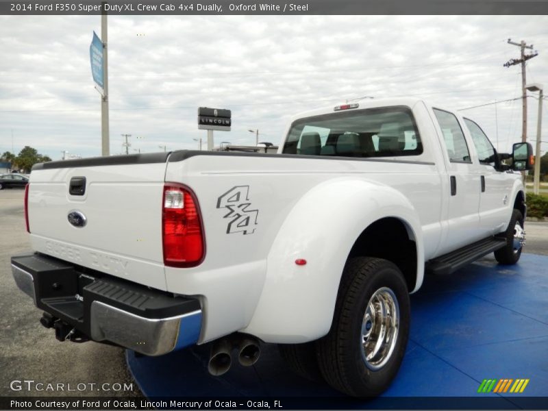 Oxford White / Steel 2014 Ford F350 Super Duty XL Crew Cab 4x4 Dually