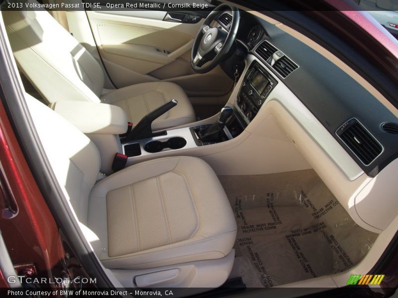Opera Red Metallic / Cornsilk Beige 2013 Volkswagen Passat TDI SE