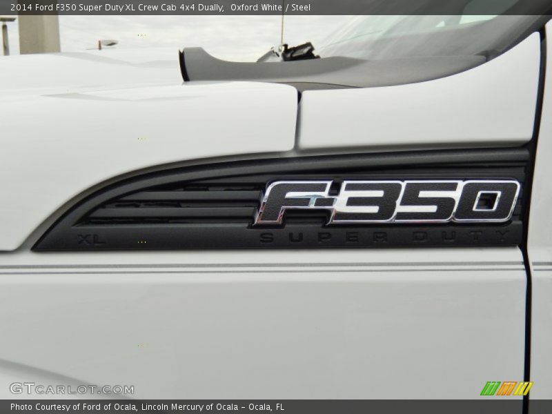 Oxford White / Steel 2014 Ford F350 Super Duty XL Crew Cab 4x4 Dually