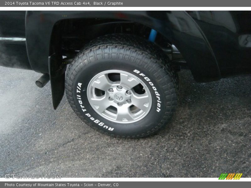 Black / Graphite 2014 Toyota Tacoma V6 TRD Access Cab 4x4