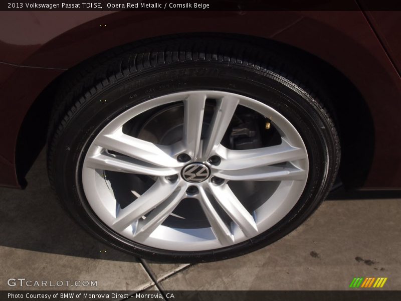 Opera Red Metallic / Cornsilk Beige 2013 Volkswagen Passat TDI SE