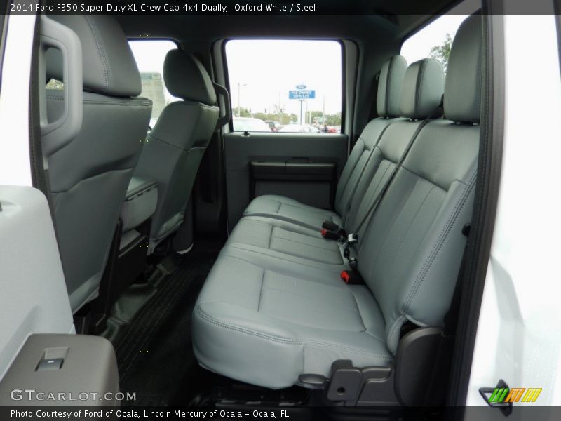 Oxford White / Steel 2014 Ford F350 Super Duty XL Crew Cab 4x4 Dually