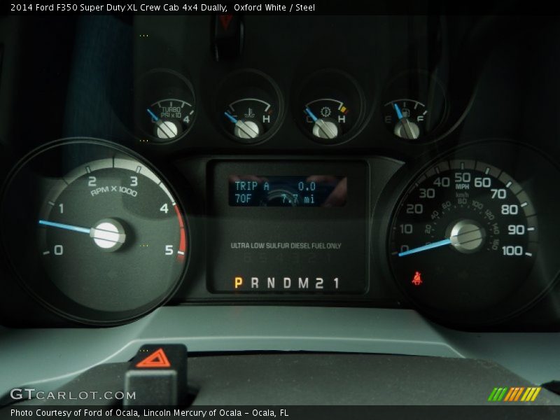 Oxford White / Steel 2014 Ford F350 Super Duty XL Crew Cab 4x4 Dually