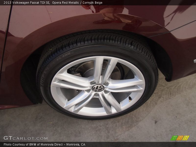 Opera Red Metallic / Cornsilk Beige 2013 Volkswagen Passat TDI SE