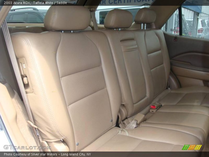 Taffeta White / Saddle 2003 Acura MDX