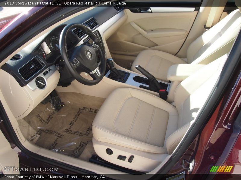 Opera Red Metallic / Cornsilk Beige 2013 Volkswagen Passat TDI SE