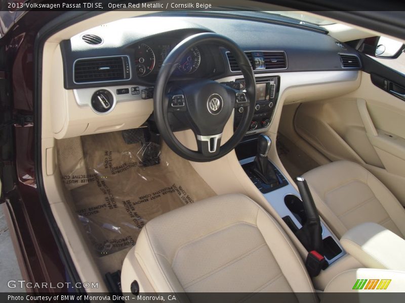 Opera Red Metallic / Cornsilk Beige 2013 Volkswagen Passat TDI SE