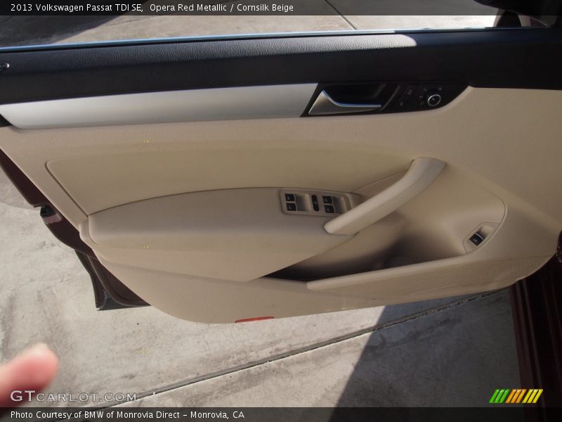 Opera Red Metallic / Cornsilk Beige 2013 Volkswagen Passat TDI SE