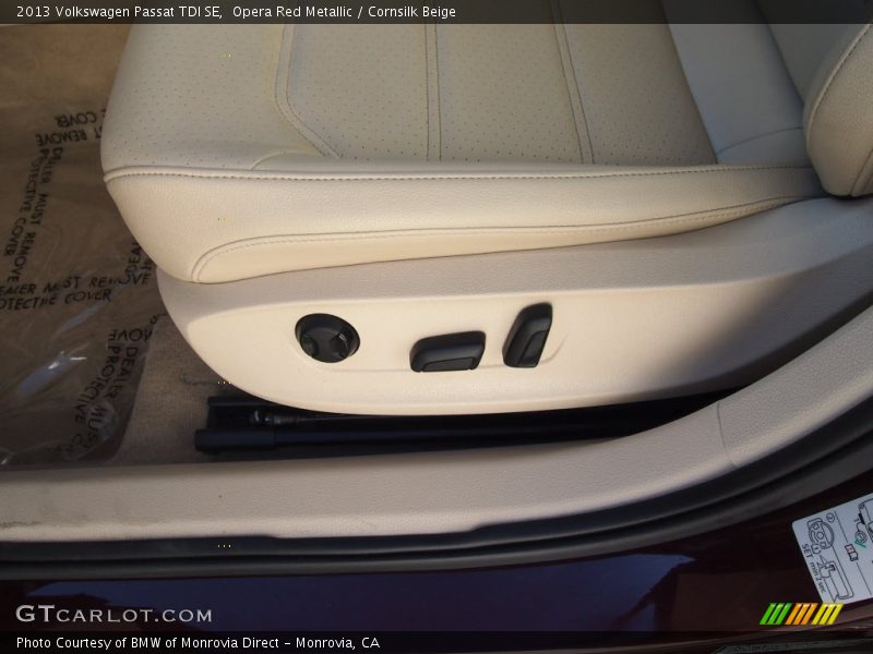Opera Red Metallic / Cornsilk Beige 2013 Volkswagen Passat TDI SE