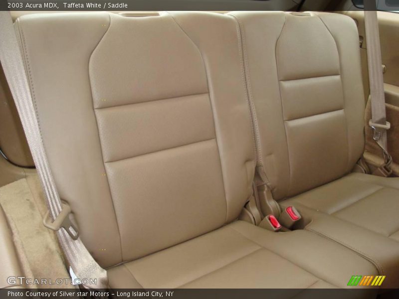 Taffeta White / Saddle 2003 Acura MDX