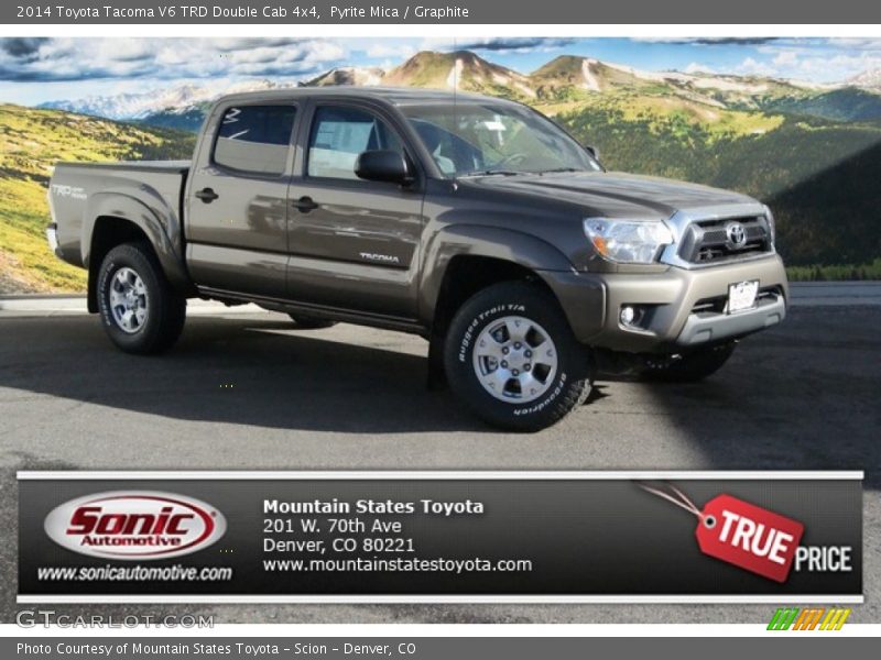 Pyrite Mica / Graphite 2014 Toyota Tacoma V6 TRD Double Cab 4x4