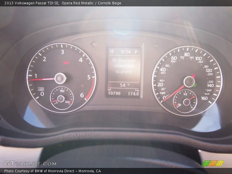 Opera Red Metallic / Cornsilk Beige 2013 Volkswagen Passat TDI SE