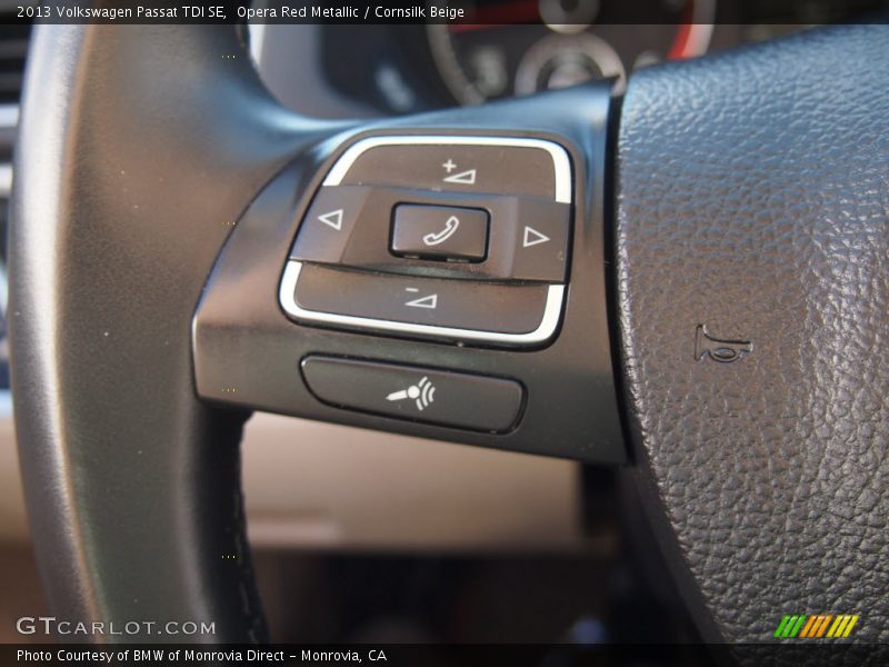 Opera Red Metallic / Cornsilk Beige 2013 Volkswagen Passat TDI SE
