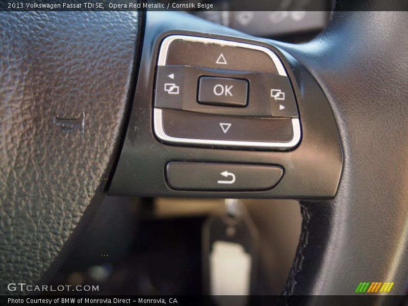 Opera Red Metallic / Cornsilk Beige 2013 Volkswagen Passat TDI SE