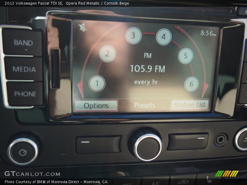 Opera Red Metallic / Cornsilk Beige 2013 Volkswagen Passat TDI SE
