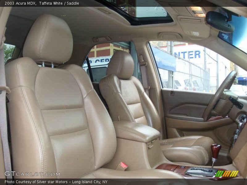 Taffeta White / Saddle 2003 Acura MDX