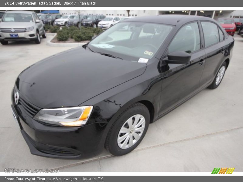 Black / Titan Black 2014 Volkswagen Jetta S Sedan