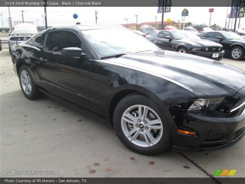 Black / Charcoal Black 2014 Ford Mustang V6 Coupe