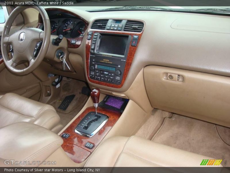 Taffeta White / Saddle 2003 Acura MDX