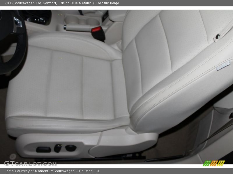 Rising Blue Metallic / Cornsilk Beige 2012 Volkswagen Eos Komfort