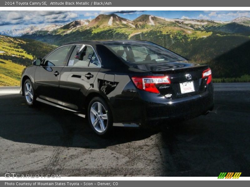 Attitude Black Metallic / Black/Ash 2014 Toyota Camry SE