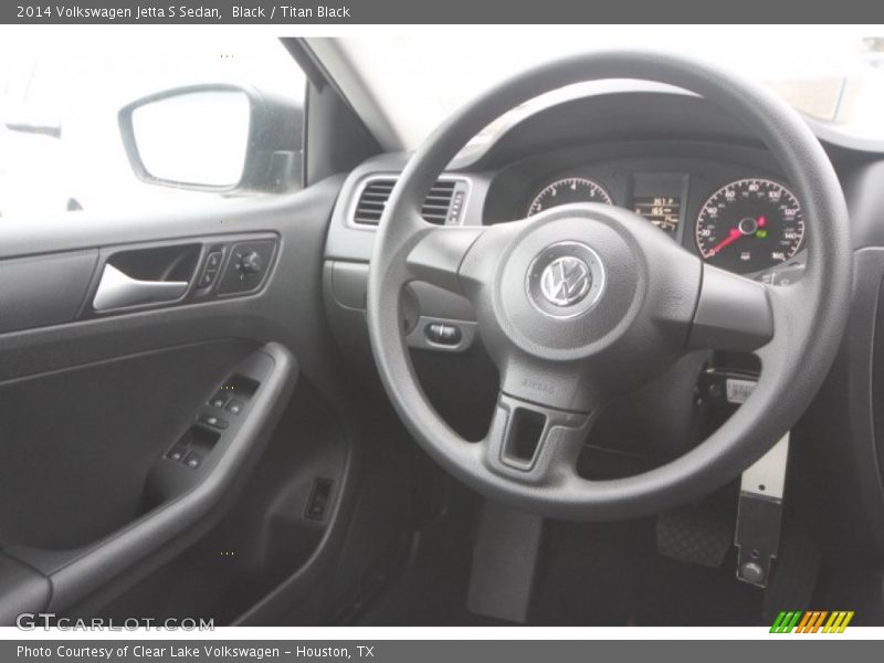 Black / Titan Black 2014 Volkswagen Jetta S Sedan