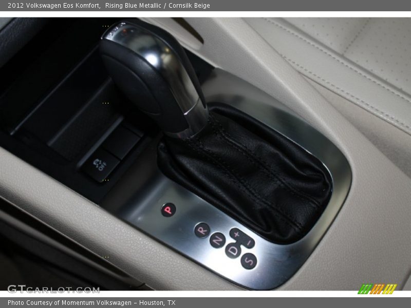 Rising Blue Metallic / Cornsilk Beige 2012 Volkswagen Eos Komfort