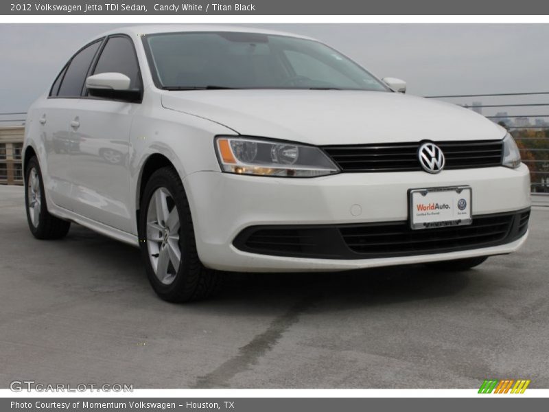 Candy White / Titan Black 2012 Volkswagen Jetta TDI Sedan