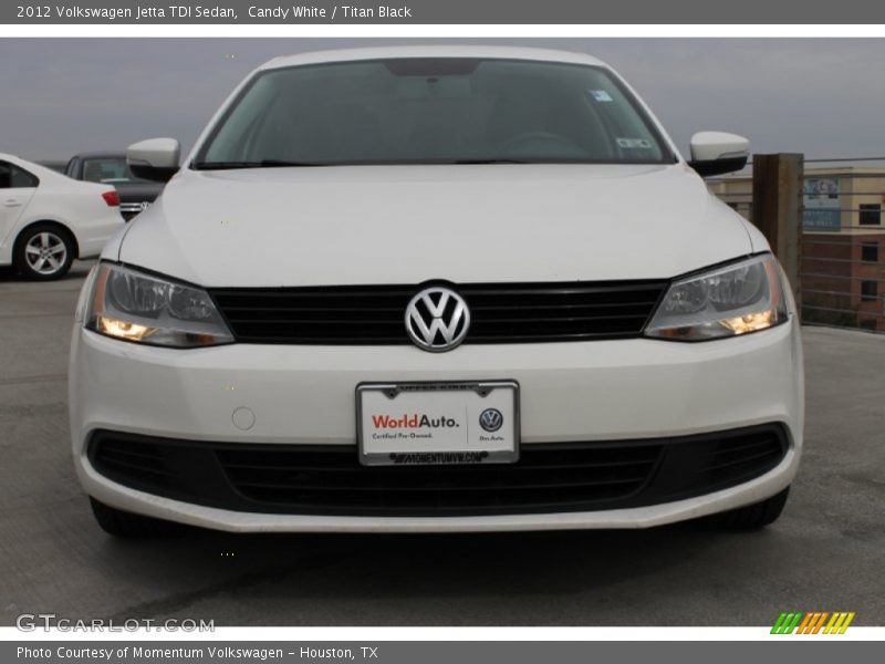 Candy White / Titan Black 2012 Volkswagen Jetta TDI Sedan