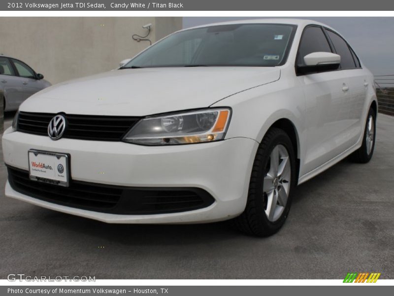 Candy White / Titan Black 2012 Volkswagen Jetta TDI Sedan