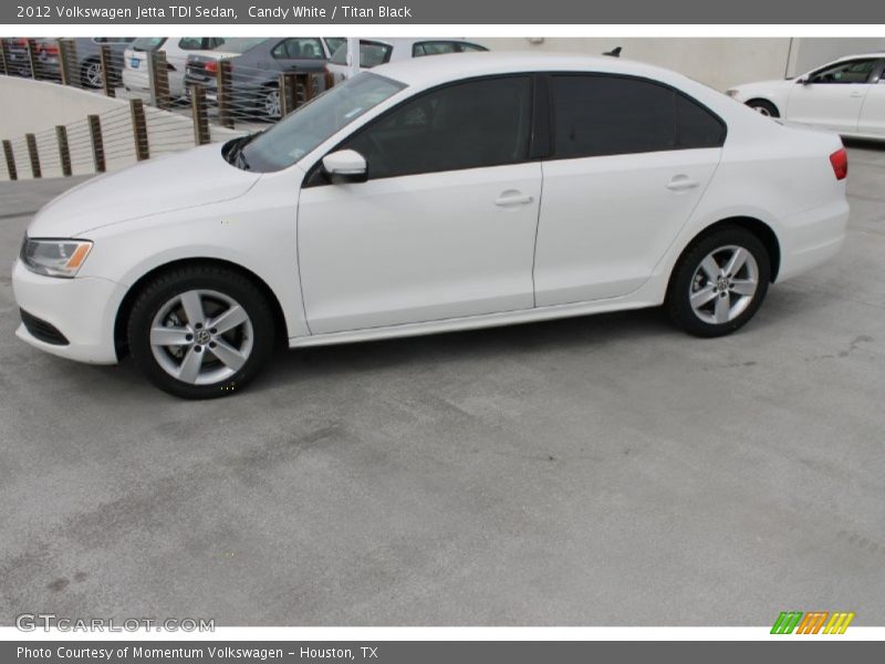 Candy White / Titan Black 2012 Volkswagen Jetta TDI Sedan