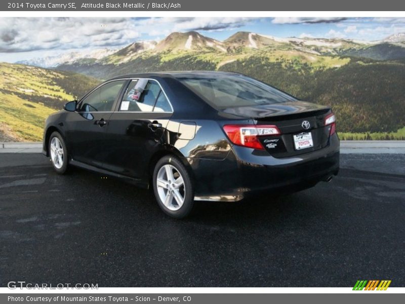 Attitude Black Metallic / Black/Ash 2014 Toyota Camry SE