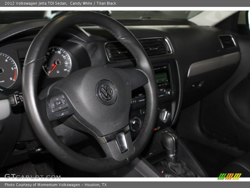 Candy White / Titan Black 2012 Volkswagen Jetta TDI Sedan