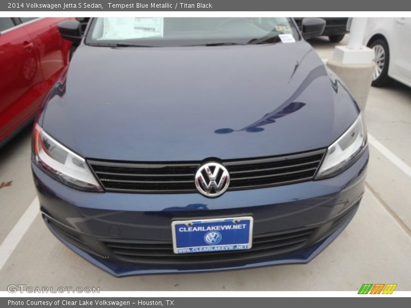 Tempest Blue Metallic / Titan Black 2014 Volkswagen Jetta S Sedan