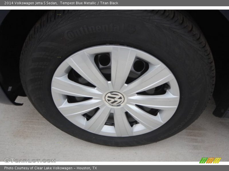 Tempest Blue Metallic / Titan Black 2014 Volkswagen Jetta S Sedan