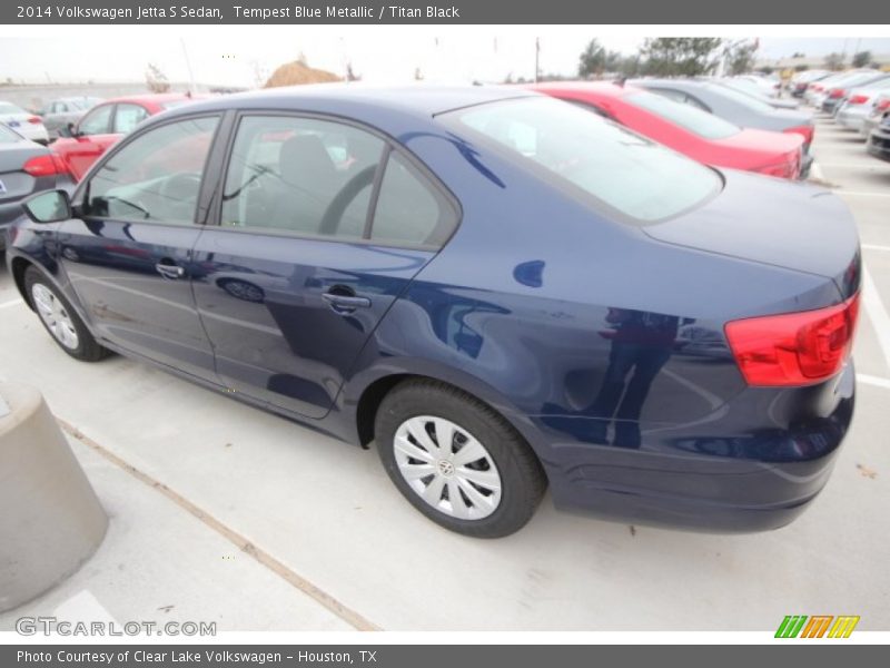 Tempest Blue Metallic / Titan Black 2014 Volkswagen Jetta S Sedan