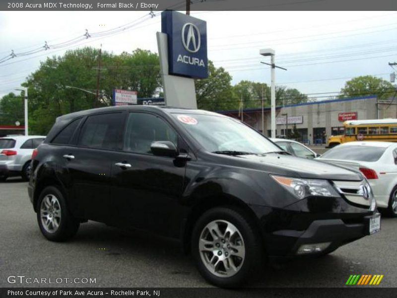 Formal Black / Ebony 2008 Acura MDX Technology