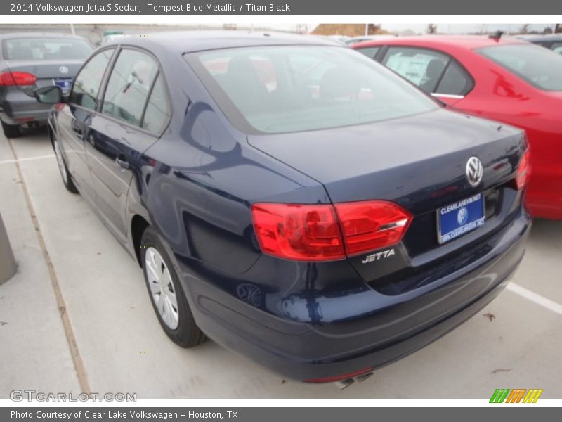 Tempest Blue Metallic / Titan Black 2014 Volkswagen Jetta S Sedan